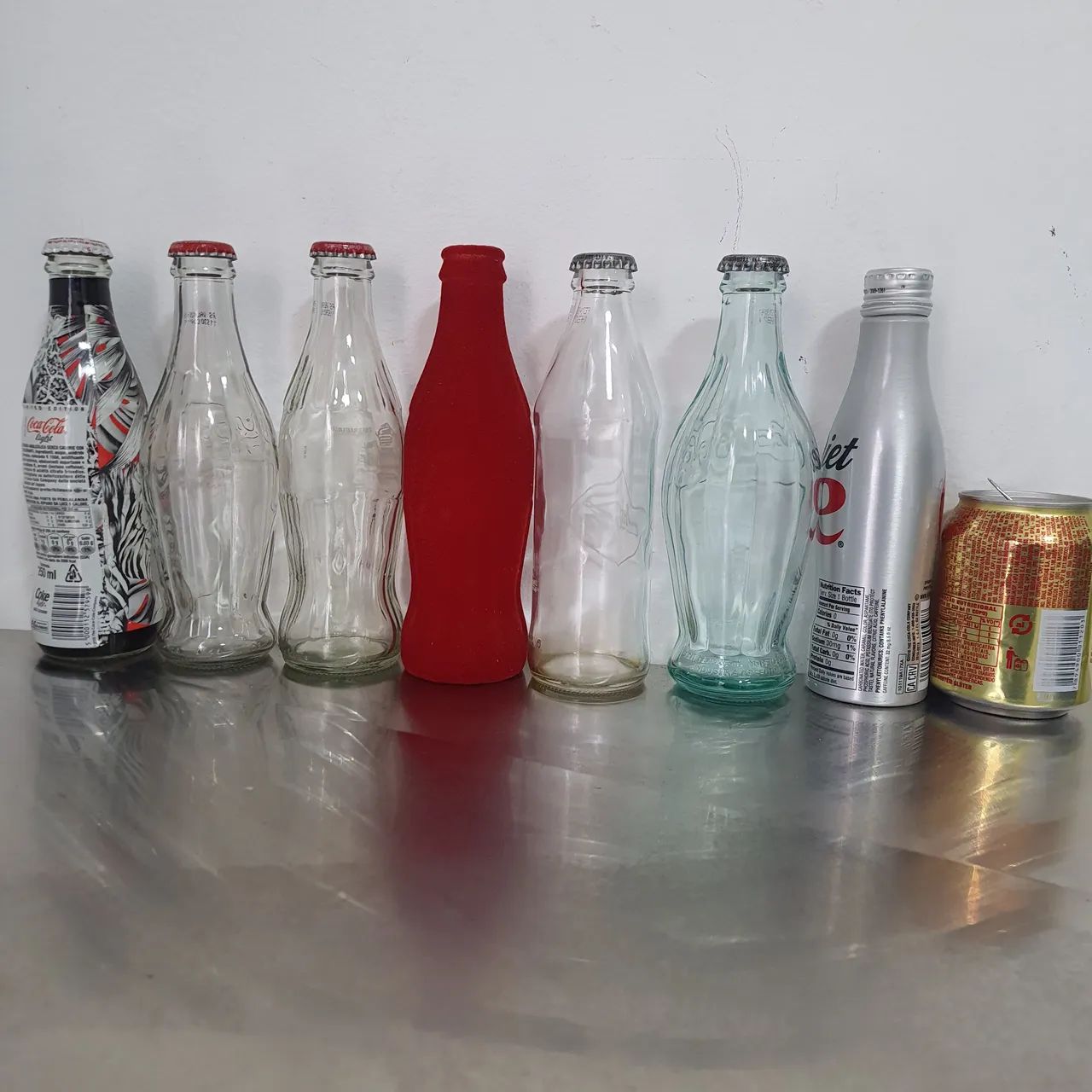 Kit de Coleção Garrafas e Lata Coca-Cola Vintage  - Foto 2