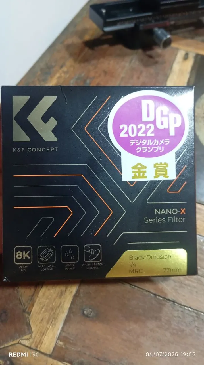 Filtro Black Mist Diffusion K&F Concept Nano-X 77mm