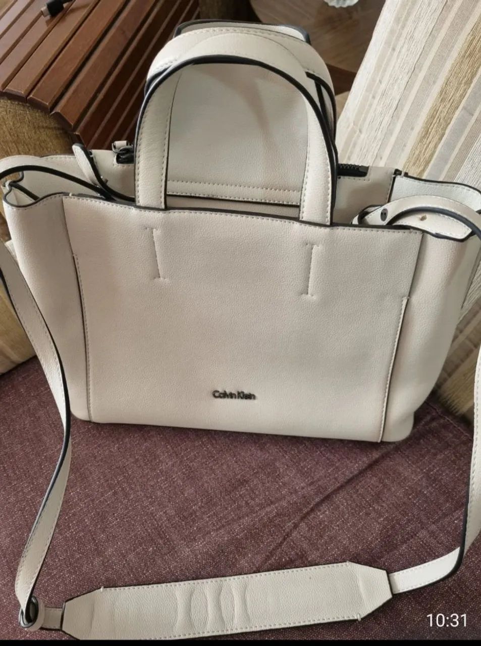 Bolsa Calvin Klein branca