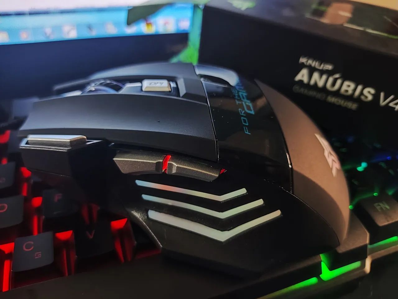 Mouse gamer RGB 7 botões - Foto 5