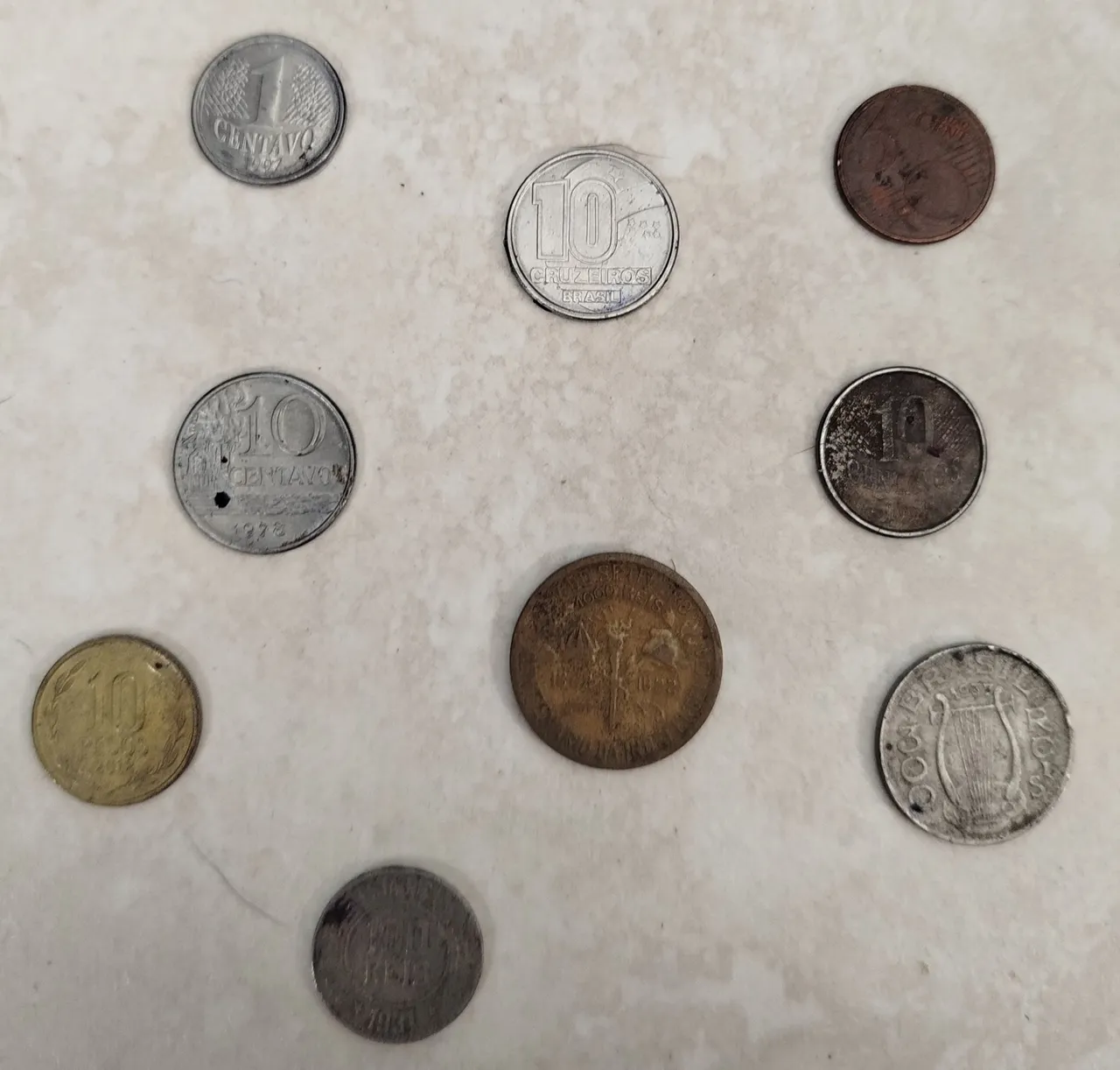 Coleção de Moedas Antigas Raras - Diversas Moedas