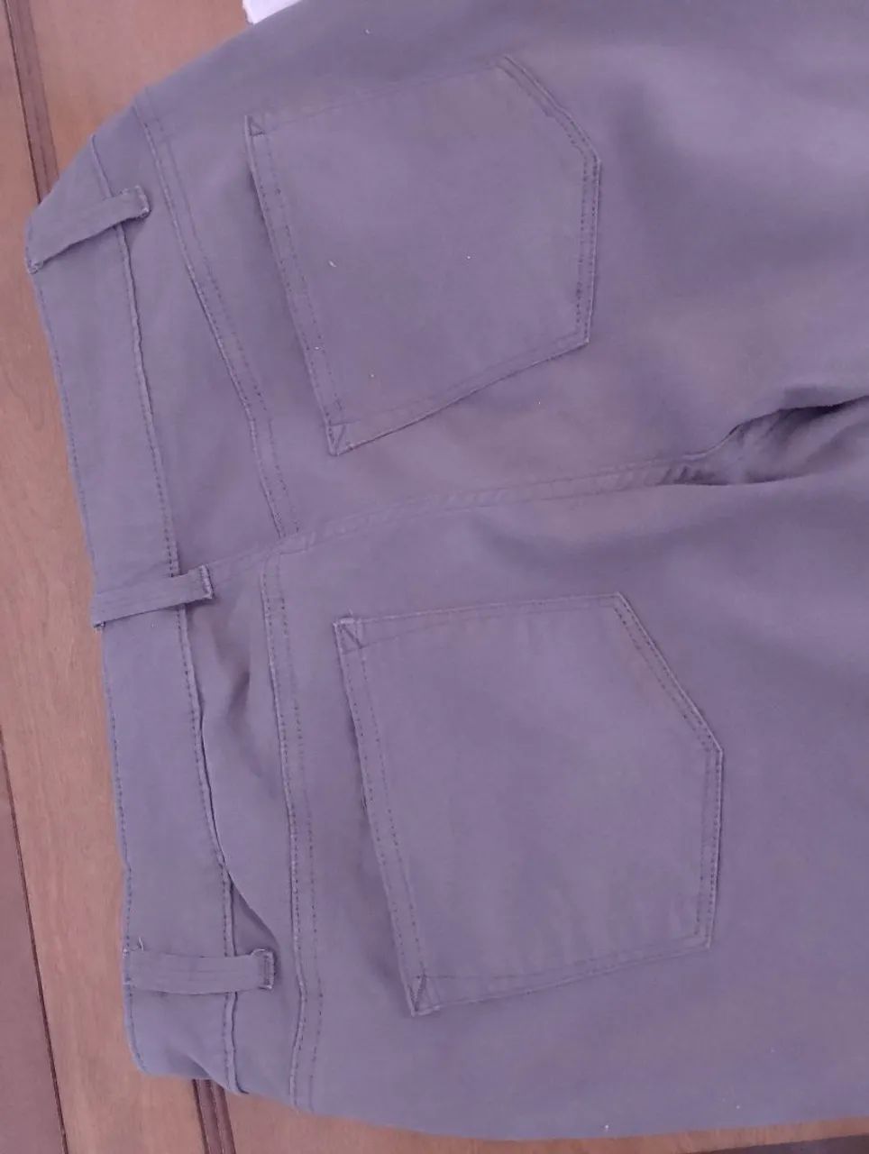 Calça Jeans Cinza Feminina - Foto 5
