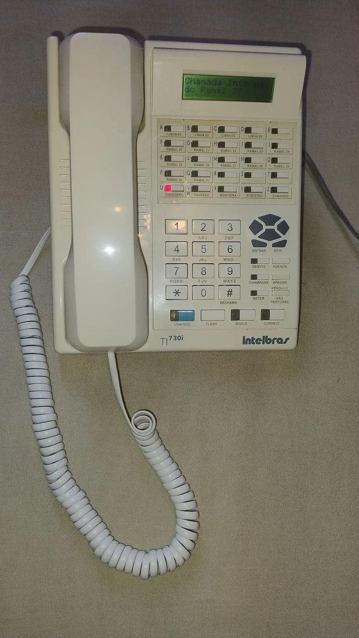 Telefone Ti 730 Intelbras p/ PABX Modulare i e Corp.