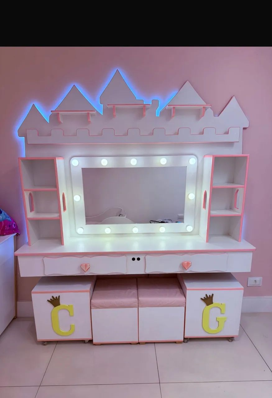 Penteadeira camarim - estilo castelo 