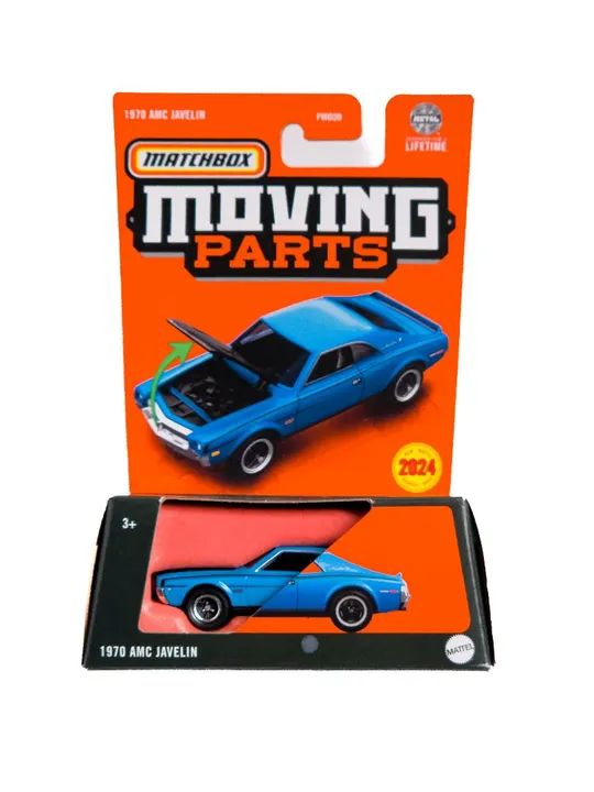 Miniatura Matchbox Moving Parts 1970 AMC Javelin - Brinquedos e