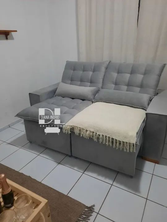 Lindos sofá Retrátil reclinável diretamente da fábrica várias cores disponíveis a pronta  - Foto 2