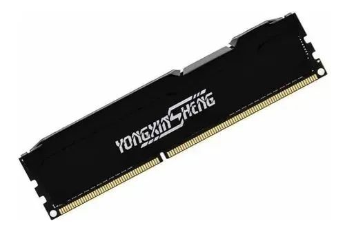 MEMÓRIA RAM 4GB 1333MHZ PRETA COM DISSIPADOR DE CALOR