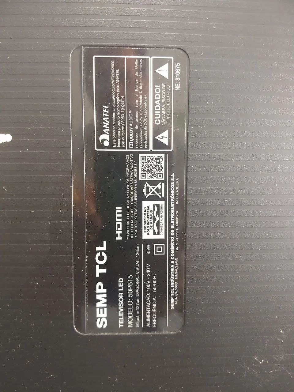 vendo tv TCL 50 polegadas para aproveitar as pecas