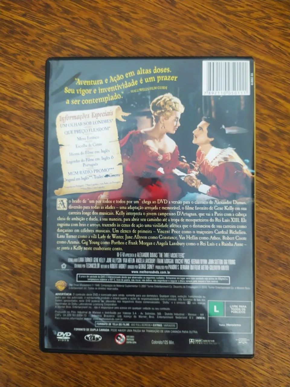 Os Três Mosqueteiros - DVD - Foto 2