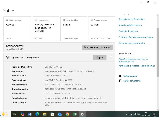 Mini Pc Computador- Wind 10 Ssd240 Wi-fi 4gb - Foto 2