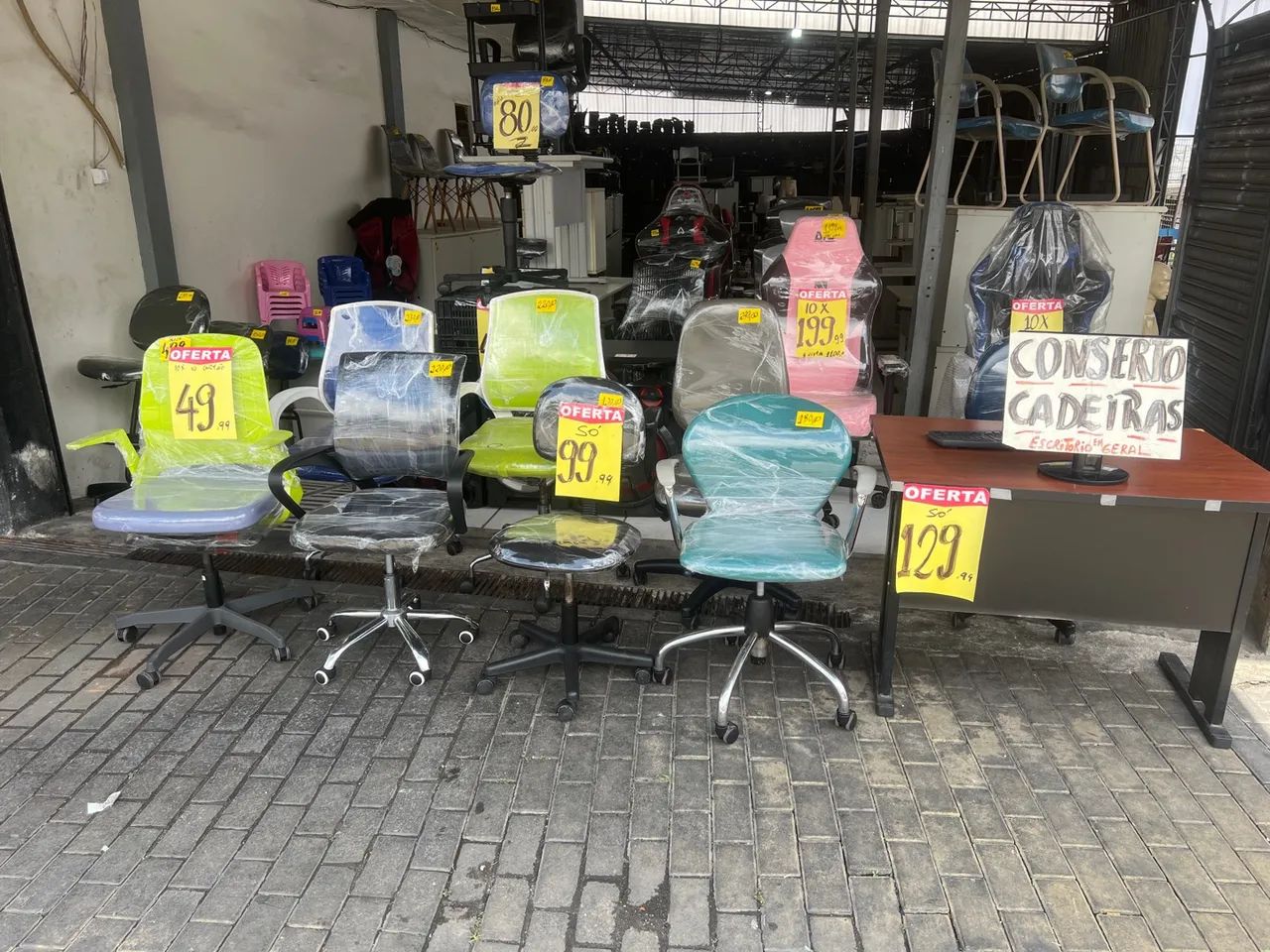 Cadeiras de Escritório - Diversos Modelos - Ótimas Oportunidades!