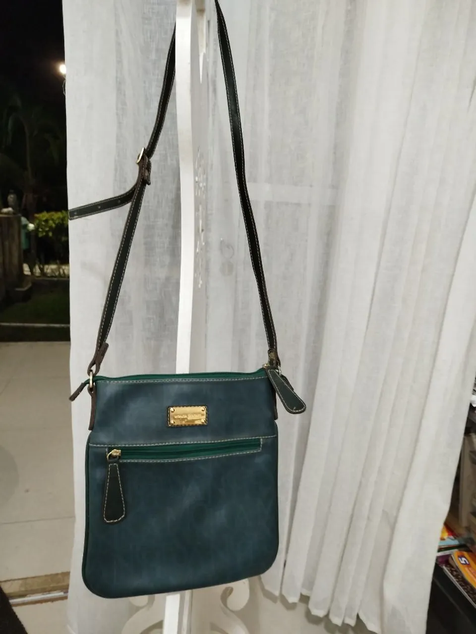 Bolsa de ombro verde Mônica Sanches