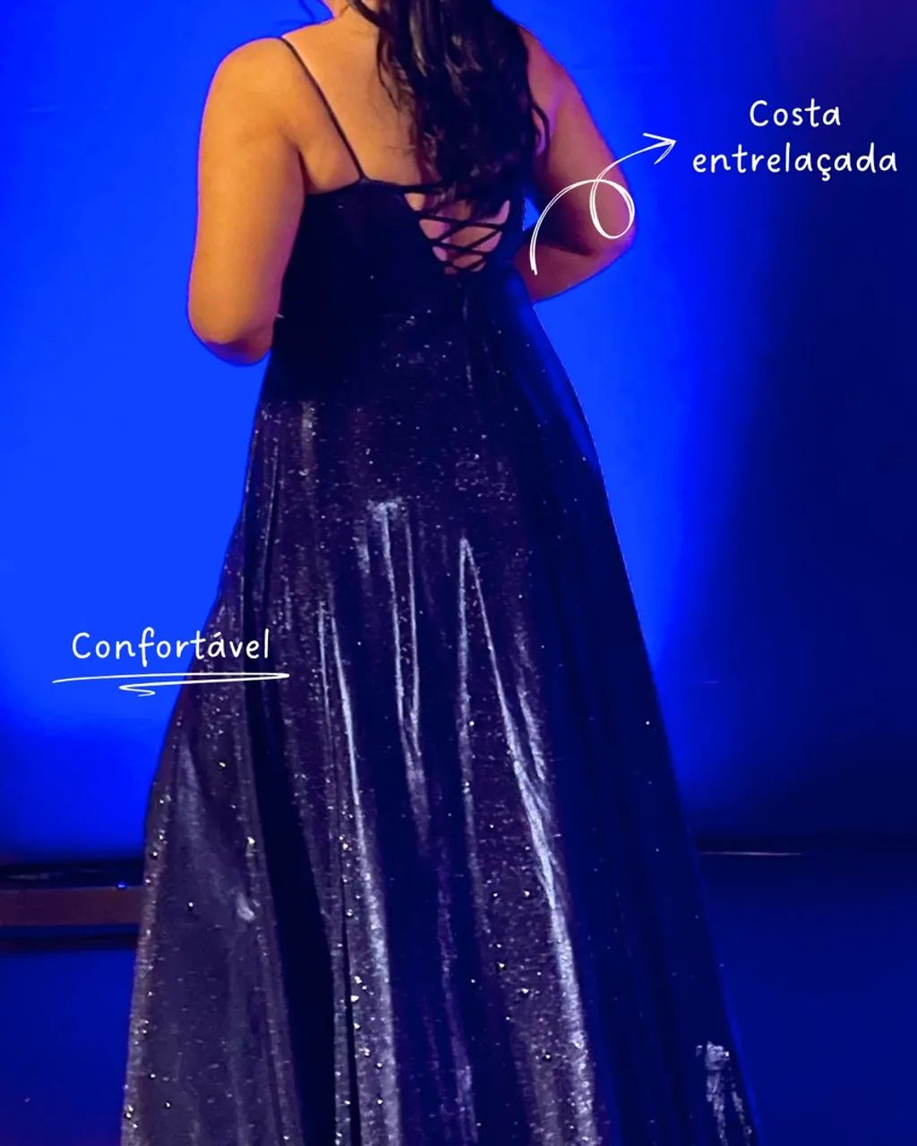 Vestido de festa azul - Foto 2