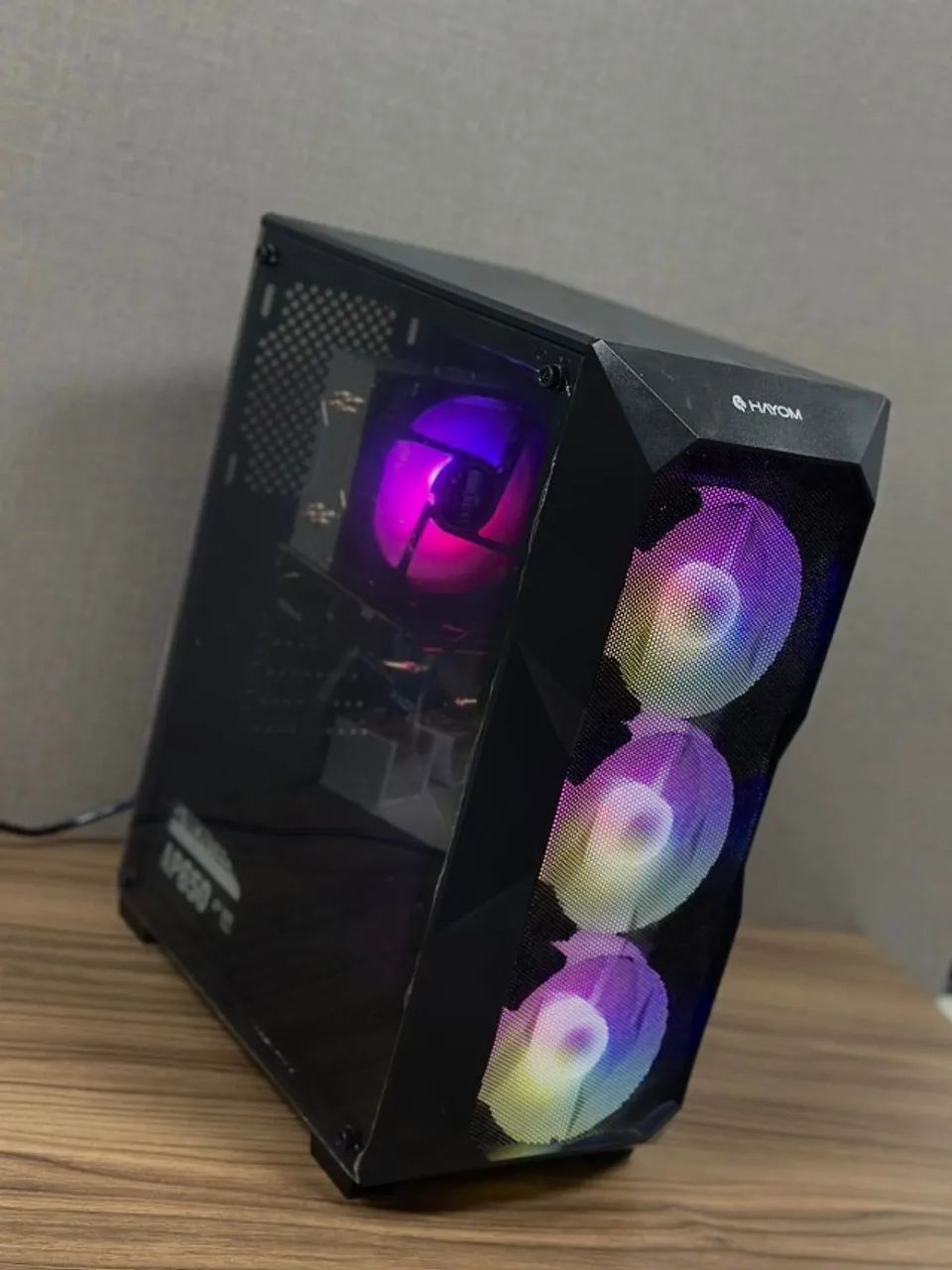 Pc Gamer  Air cooler GAMBIAS Boreas Lite RGB FAN 120m SEMI NOVO COM GARANTIA LOJA FISICA - Foto 4