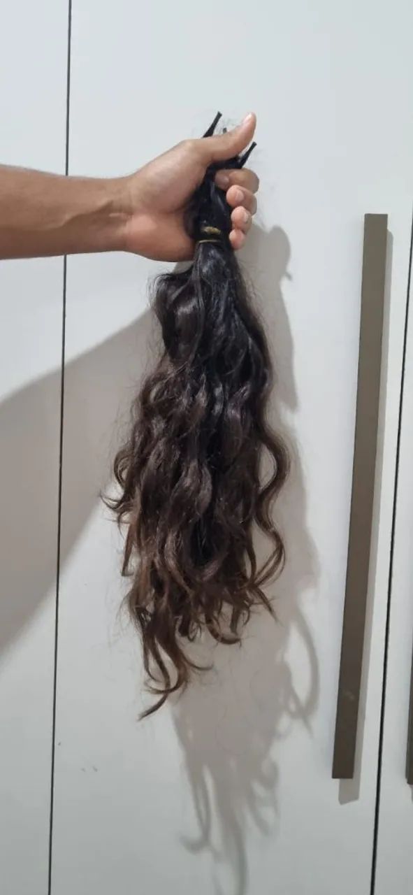 Cabelo Humano Virgem - Mega Hair - Ondulado