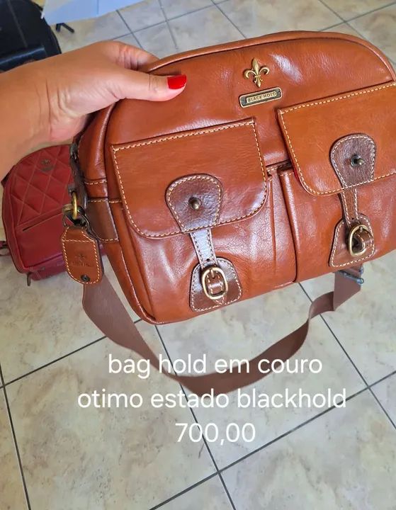 Mochila em couro para câmera e outros equipamentos para fotografia - Foto 3