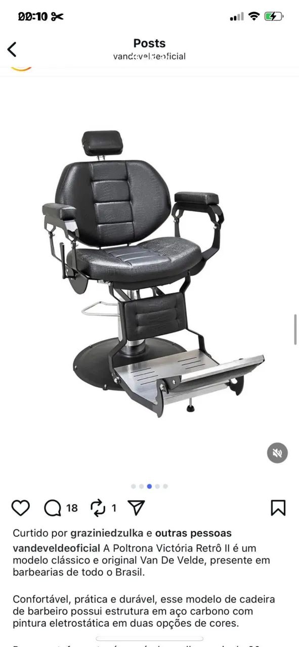 4 cadeiras para barbearia - Foto 3