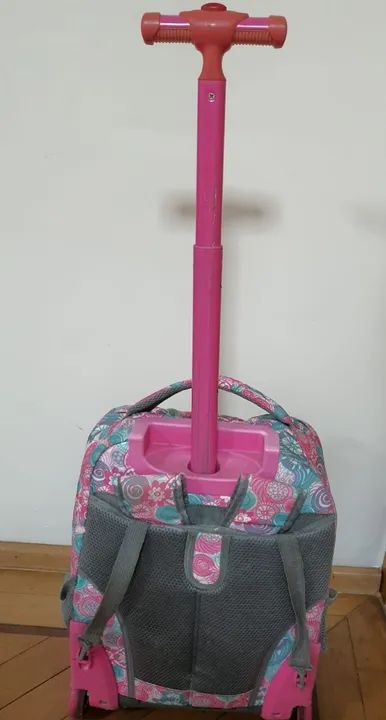 Mochila Escolar Com Alça E Rodinha J Word New York - Foto 2