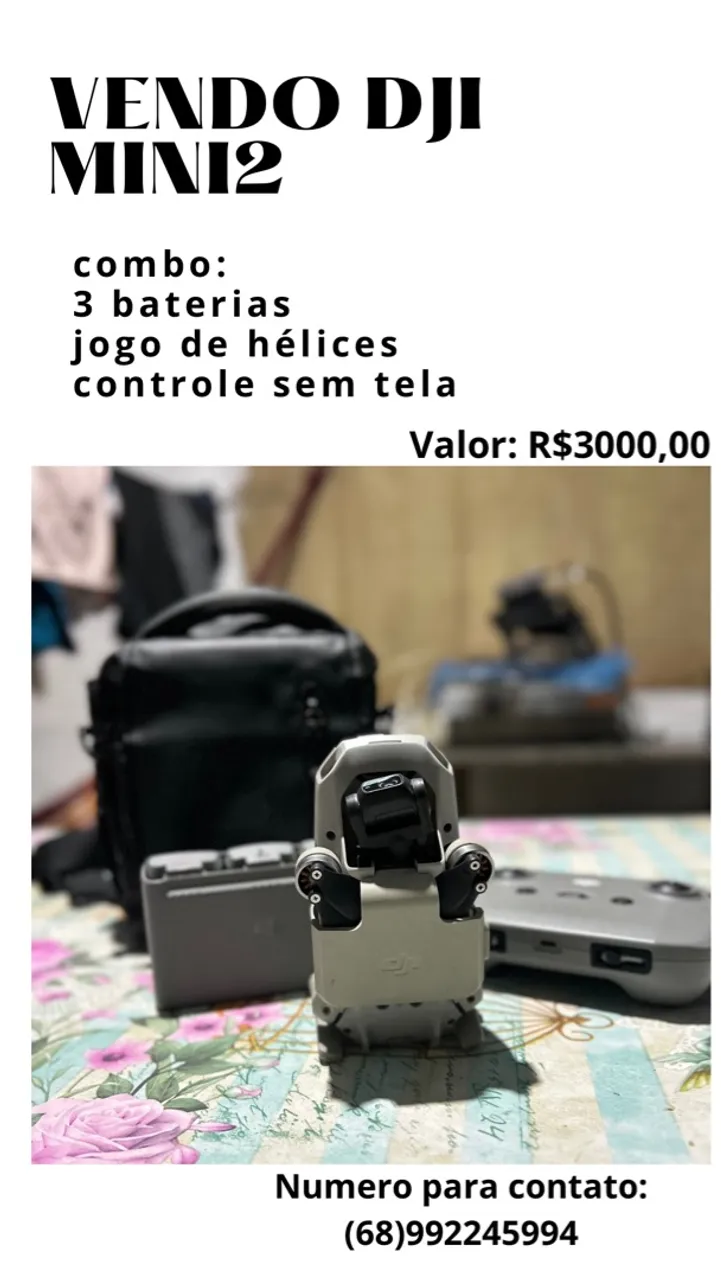 Vende-se drone DJI