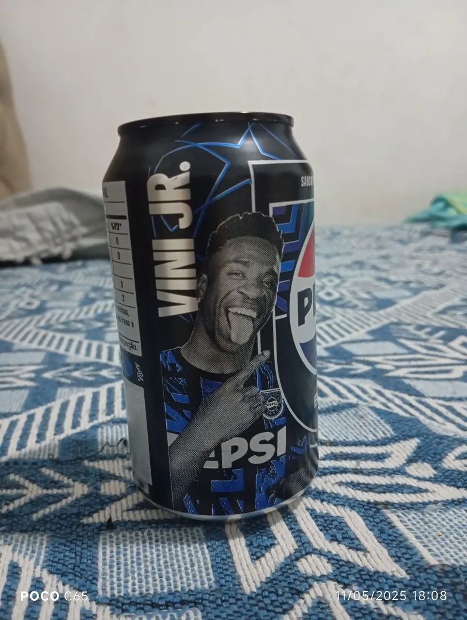 LATA PEPSI BLACK CHAMPIONS LEAGUE 2023 do Vini JR - Foto 2