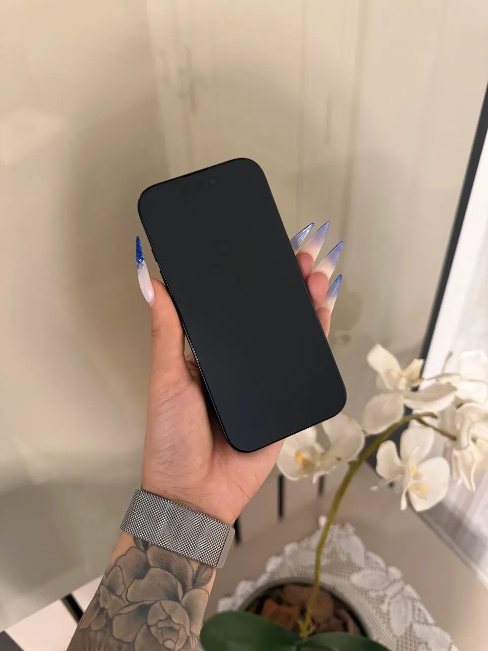 iPhone 16 Pro 128gb Titânio Preto - Foto 4