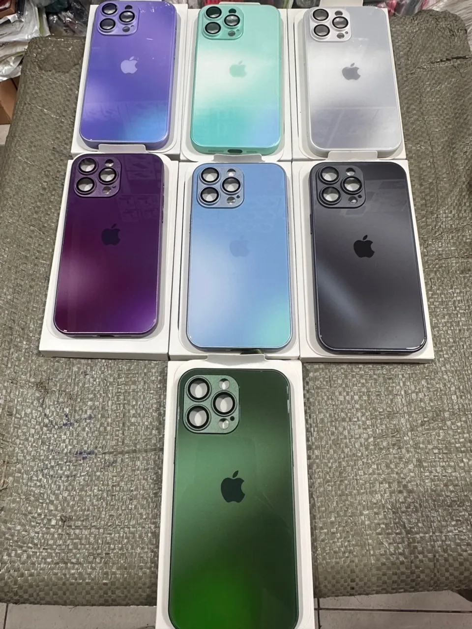 Capas p/ iPhone traseira vidro todos os modelos e marcas consulte-nos