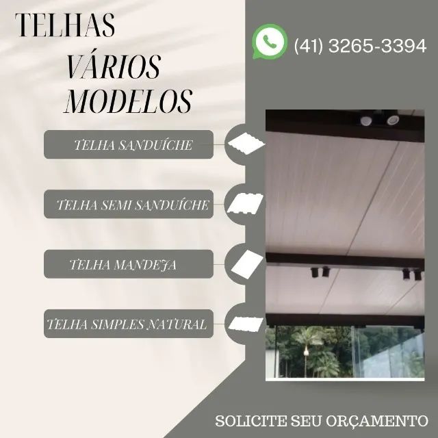 Telhas de alta qualidade! 
