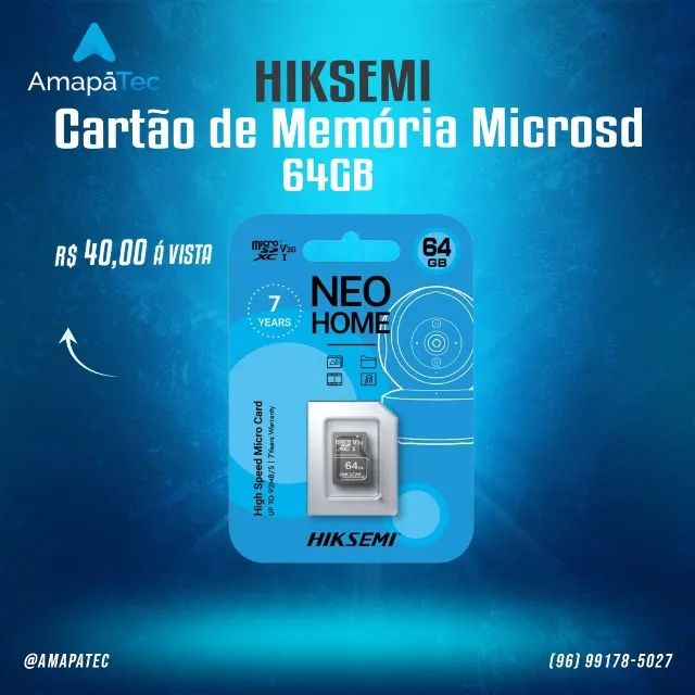 Cartão De Memória 64gb Neo Home