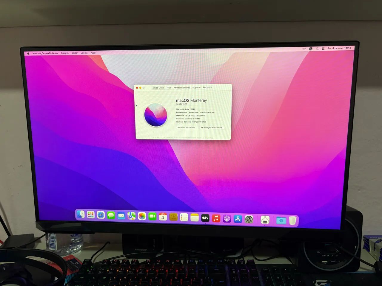 MacMini 2014 - Core i7 / 16Gb Ram / Ssd 512Gb - Computadores e