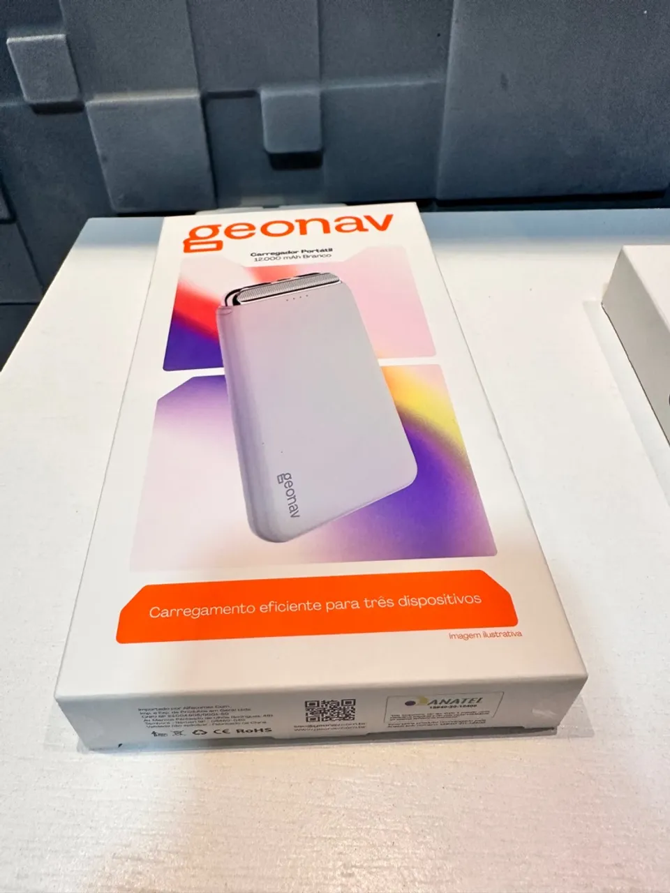 Carregador Portátil Geonav 12.000mAh - Lacrado