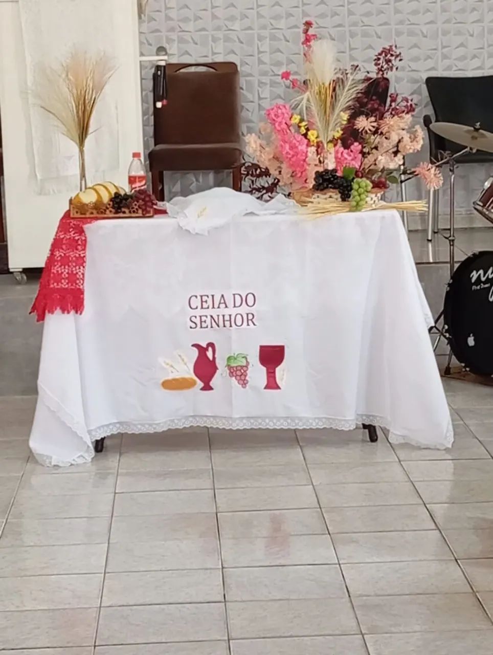 Toalha de mesa para igreja evangélica  - Foto 4