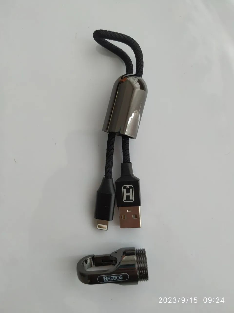 Cabo USB C chaveiro carrega turbo lightning V8 micro USB  - Foto 4