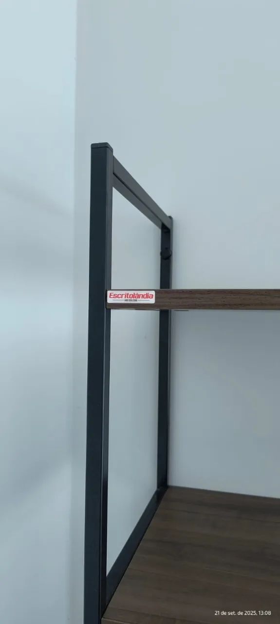 Conjunto Escritório mesa, armario aéreo e cadeira - Foto 5