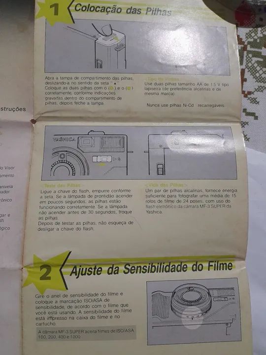 Manual de Instruções da Câmera Yashica MF-3 - Foto 5