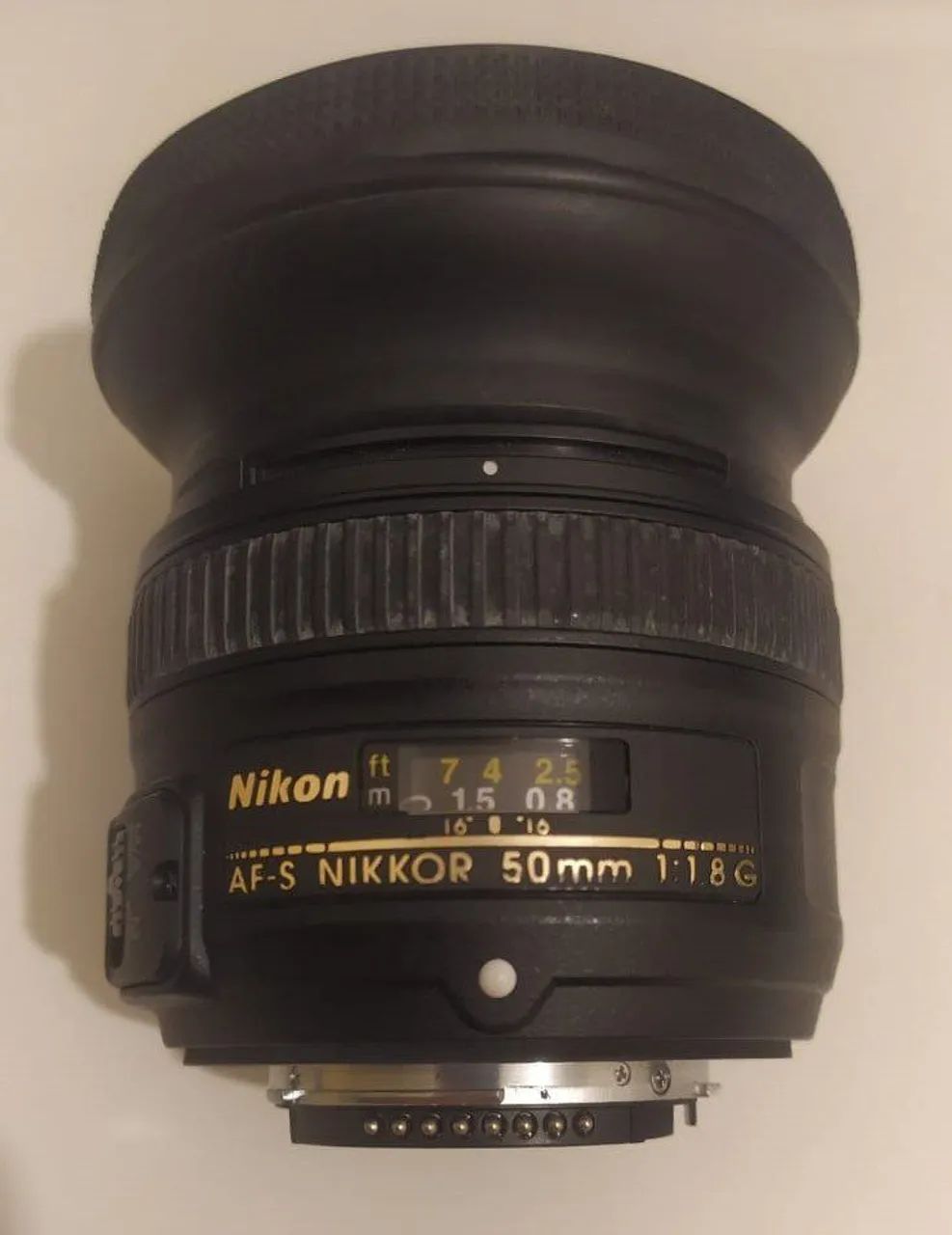 Lente Nikon 50mm 1.8G com acessórios<br> - Foto 5