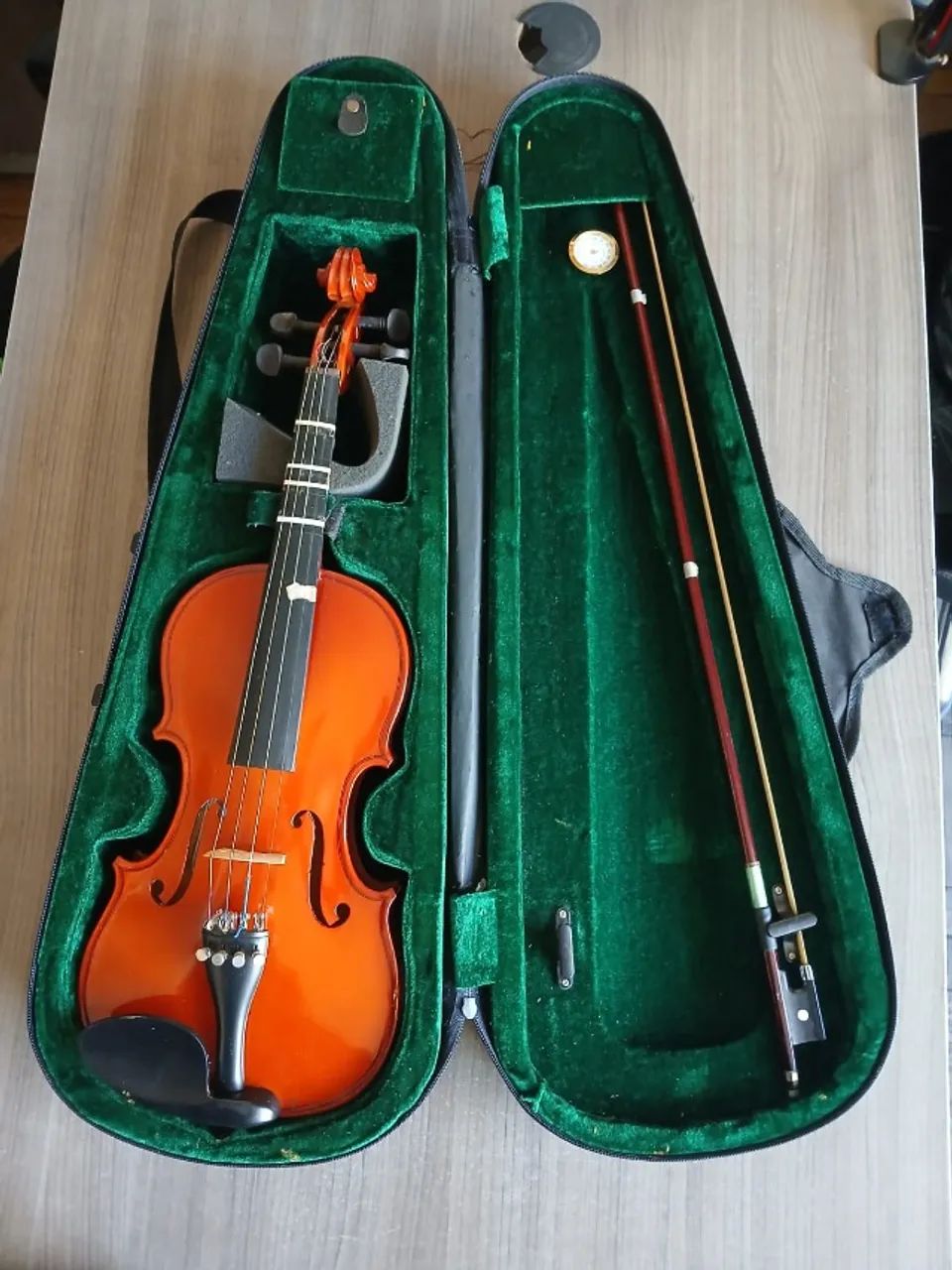 VIOLINO 4-4 MICHAEL COMPLETO COM CASE  - Foto 3