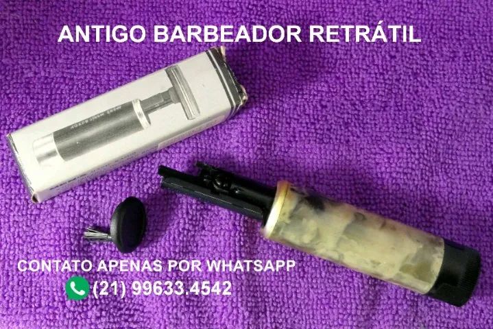 Antigo barbeador retrátil. - Foto 4