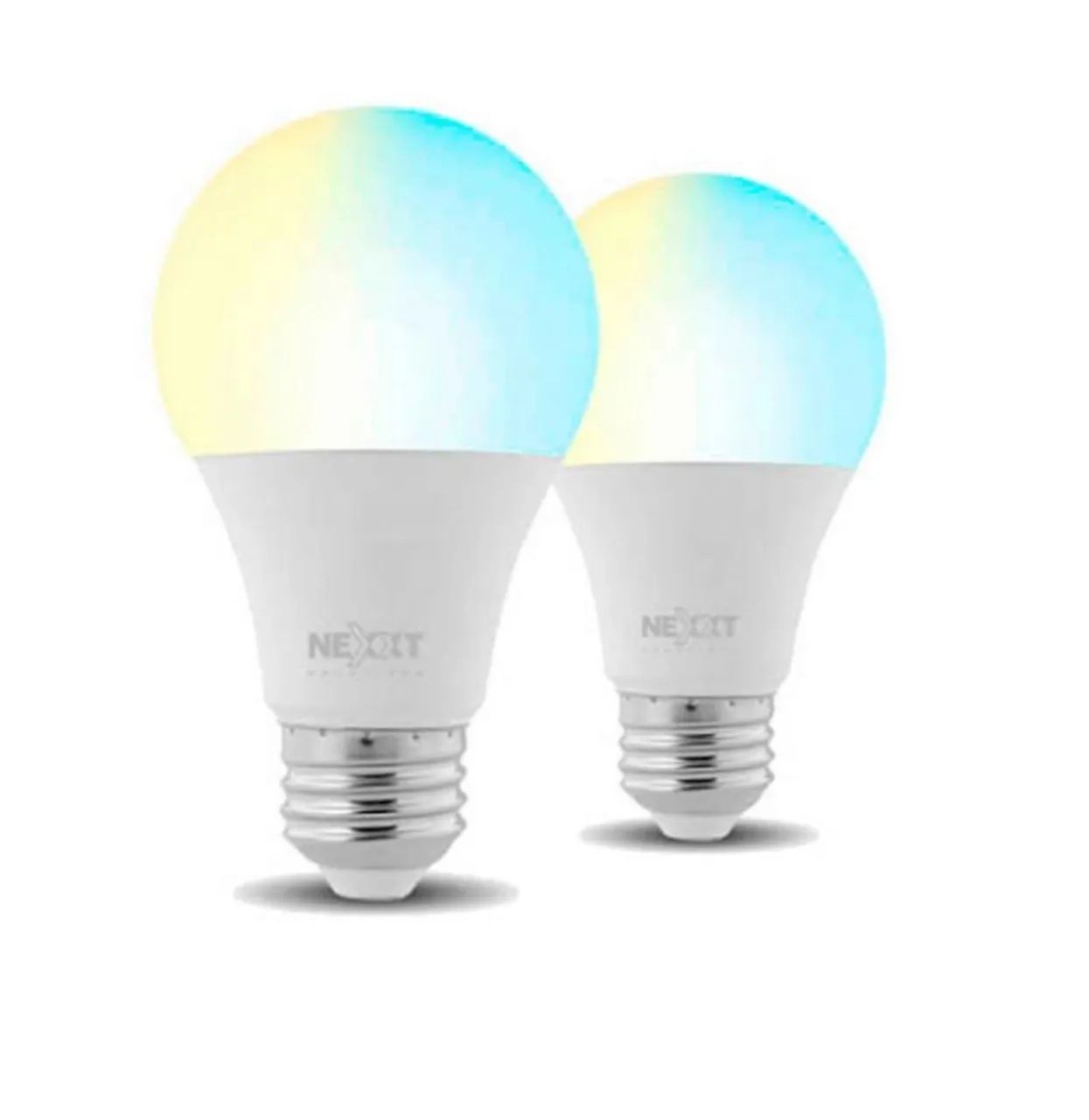 Pack de 2 Lâmpadas LED Inteligentes - Controle de Cores e Intensidade