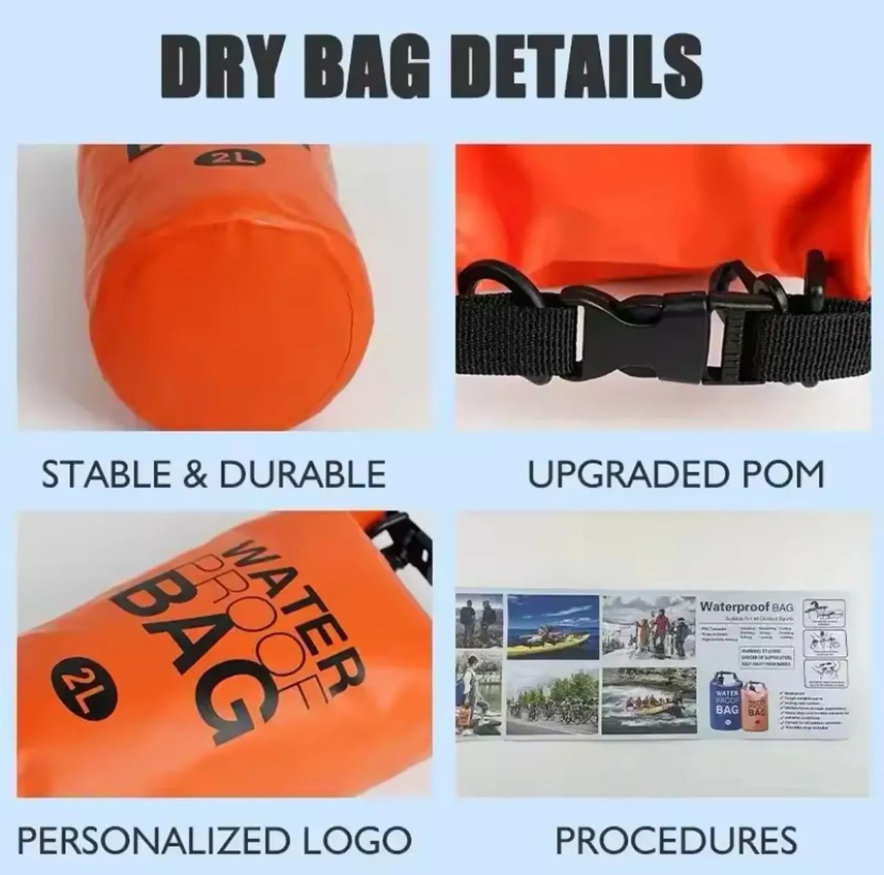 Mochila de Compressão Impermeável, Saco Seco, Armazenamento - Foto 2