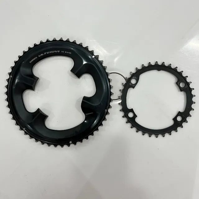 パーツ FC-r8000 ULTEGRA Par de Coroas semi-novas Shimano Ultegra FC-R8000, originais, 50