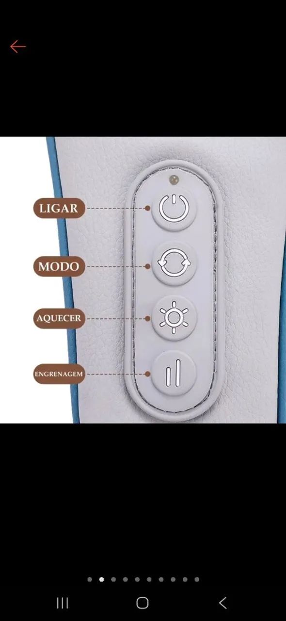 Massageador de Pescoço Elétrico Relaxante - Foto 3