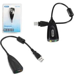 Adaptador USB de som 7.1 c/ Cabo HBT130