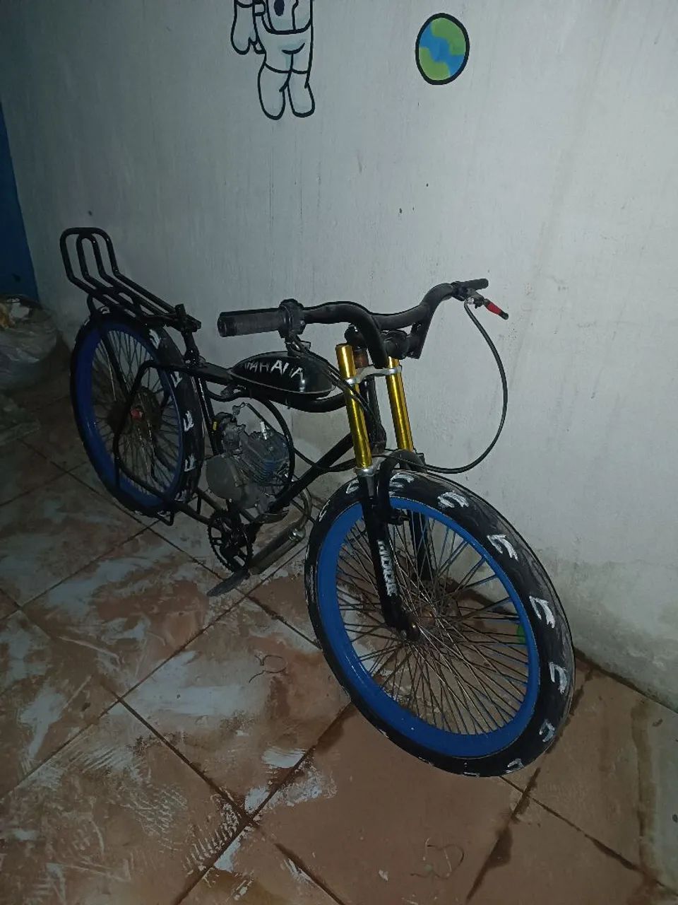 Bicicleta Motorizada 80Cc rebaixada e modificada  - Foto 5