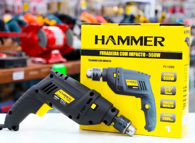 Furadeira de Impacto Hammer 110v - Foto 3