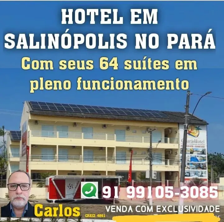 Hotel com 64 suítes no Atalaia em Salinópolis no Pará