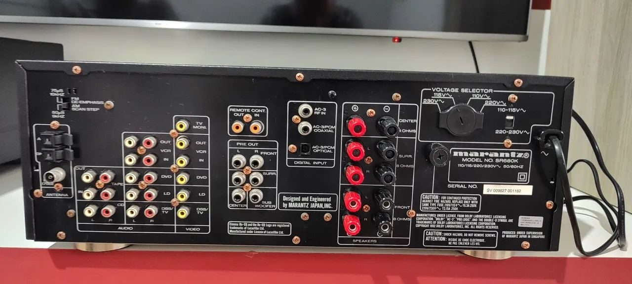 Receiver Marantz SR 680 Bi_volt - Foto 5