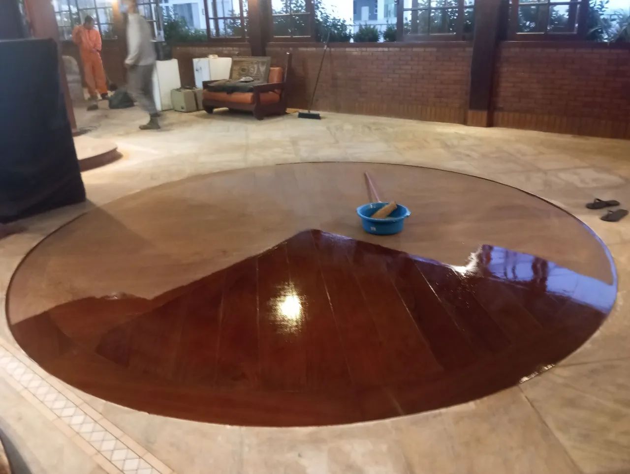 Tratamento de assoalho aplicação de Sinteko  - Foto 4