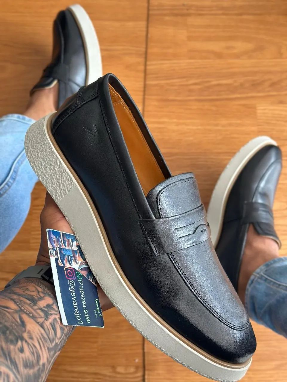 Mocassim de Couro Ricardo almeida - Promoção!  - Foto 4