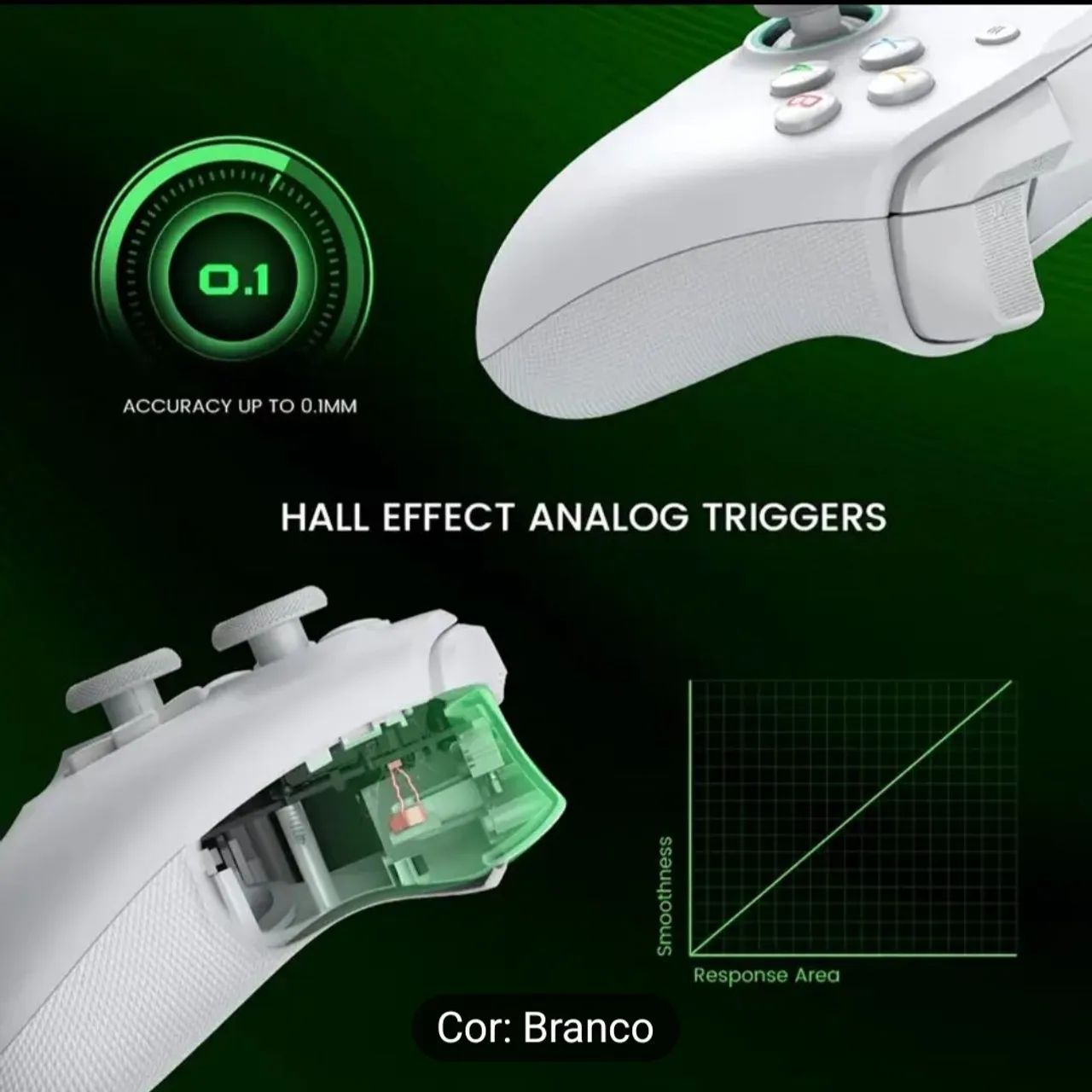 Controle Xbox Series X/S E PC Branco com PADDLES + 1 MES DE GAME PASS ULTIMATE  - Foto 5