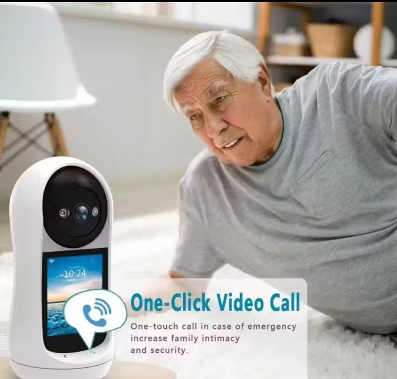 Câmera de segurança com vídeo chamada Wi-Fi  - Foto 4